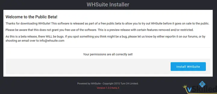 All installer permissions checks have passed.
