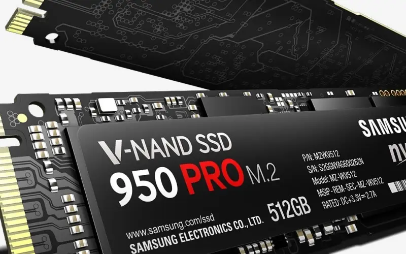 Samsung 950 PRO 512 GB M.2 NVMe solid-state drive