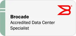 Brocade Accredited Data Center Specialist badge
