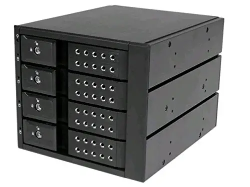 Three-bay hot-swap hard drive cage