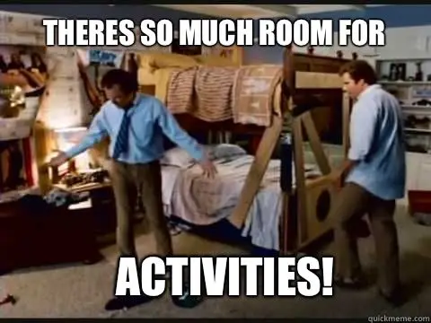 Step Brothers reaction image captioned “There’s so much room for activities!”