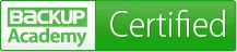 Backup Academy Certified badge